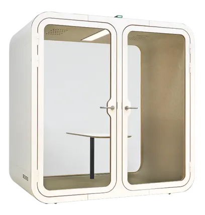 ACOUSTIC SPACE 220, akustický box 2200x2200x1200 mm, bílá/bílá